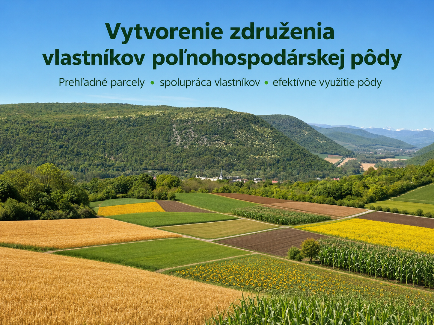 23) Vytvorenie združenia vlastníkov poľnohospodárskej pôdy