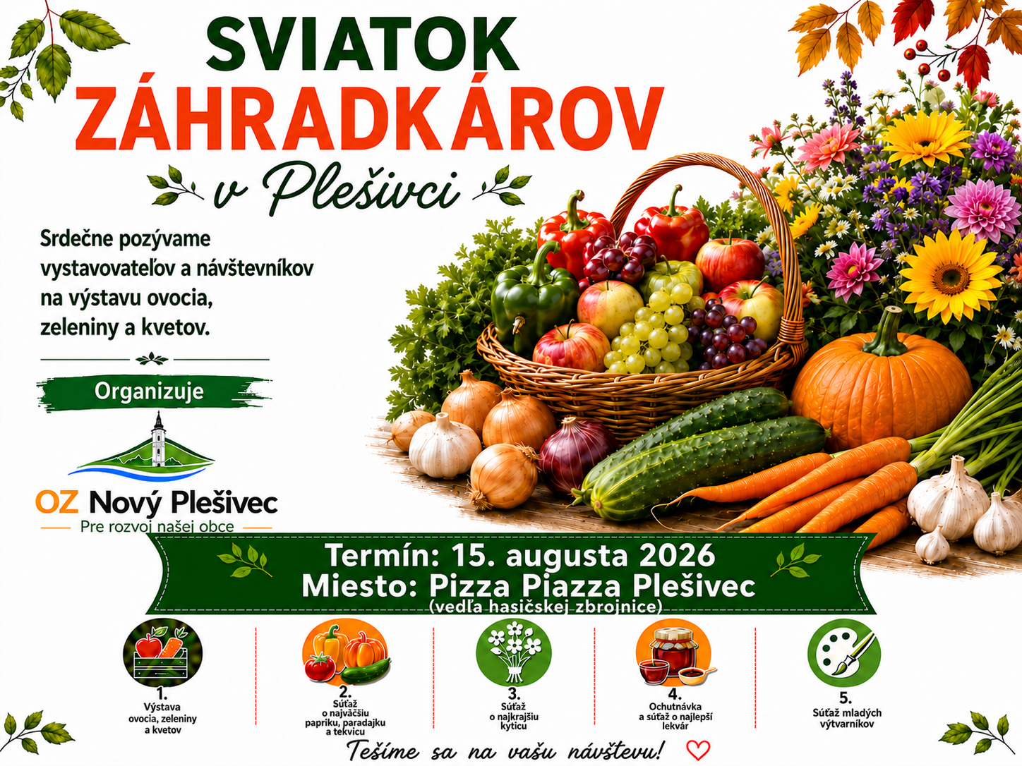 Sviatok záhradkárov v Plešivci
