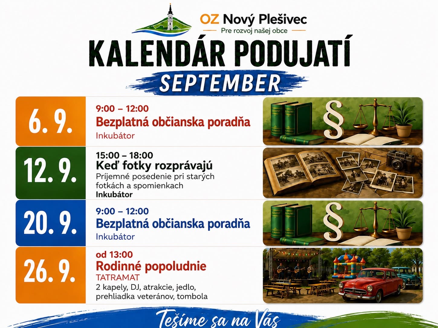 Kalendár September 2026