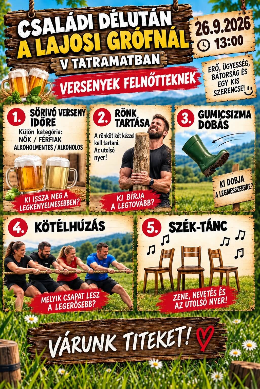 Versenyek felnőtteknek