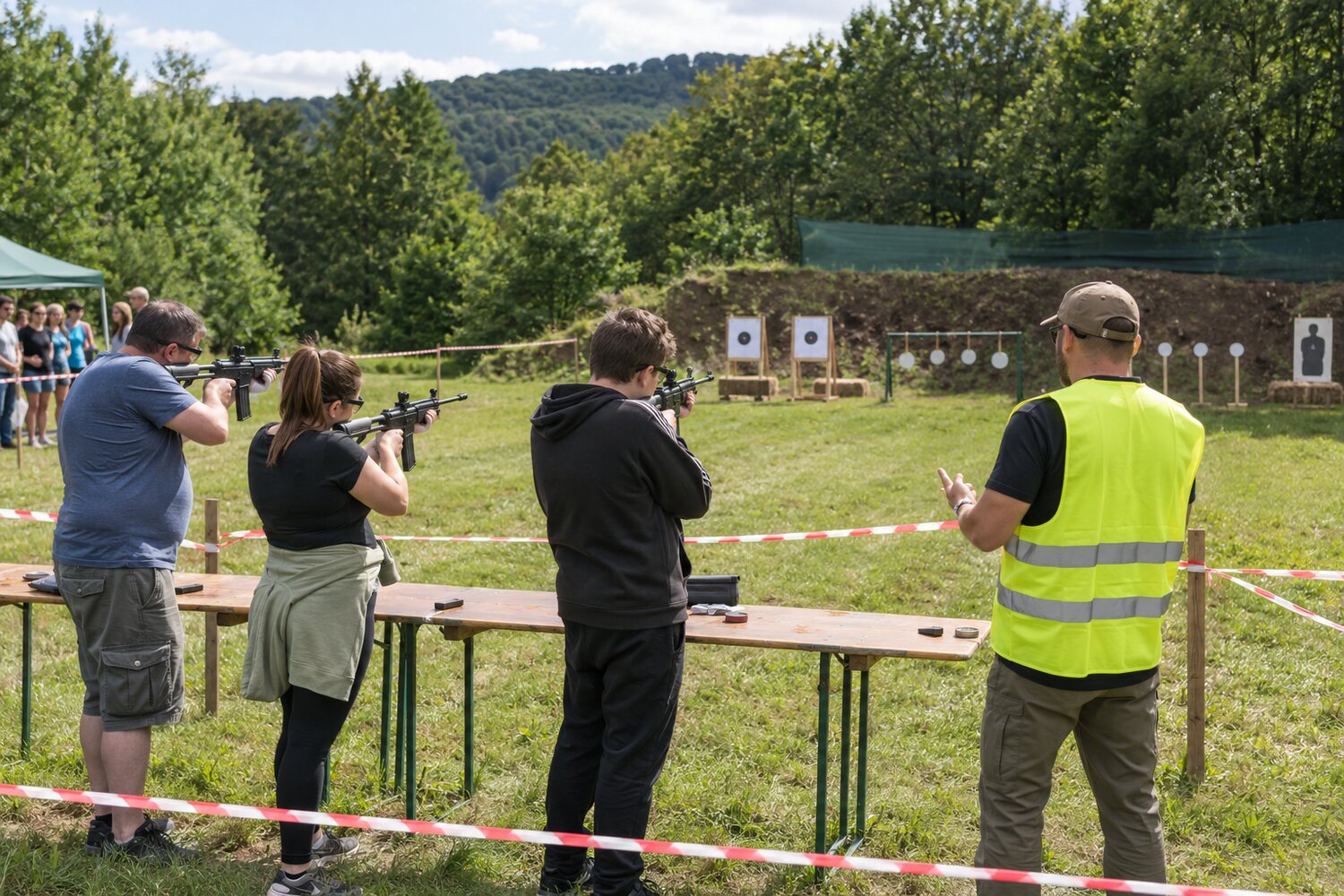 Bezpečná airsoftová strelnica pre verejnosť
